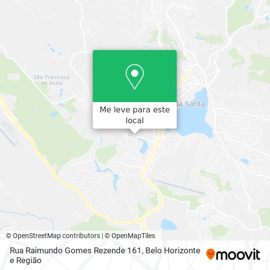 Rua Raimundo Gomes Rezende 161 mapa