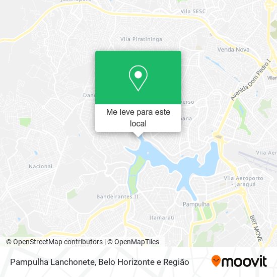 Pampulha Lanchonete mapa