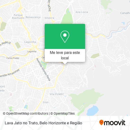 Lava Jato no Trato mapa