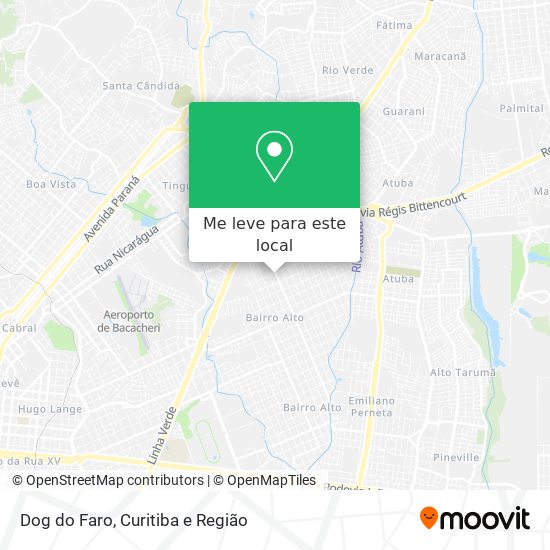 Dog  do Faro mapa