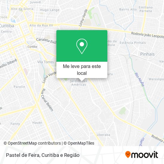 Pastel de Feira mapa