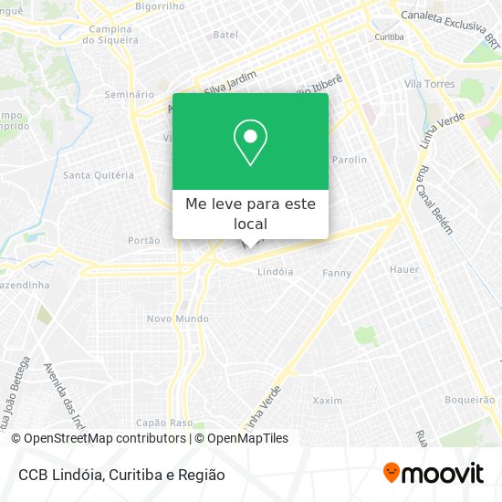 CCB Lindóia mapa