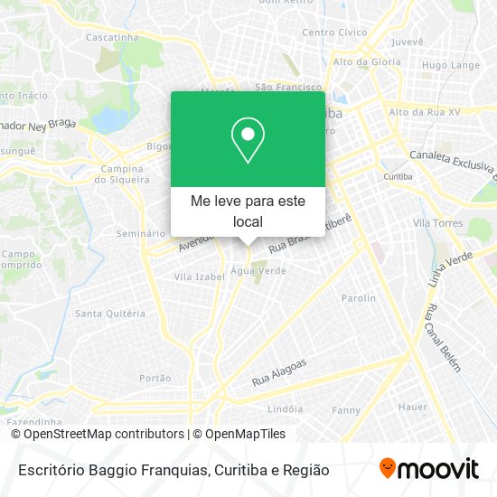 Escritório Baggio Franquias mapa