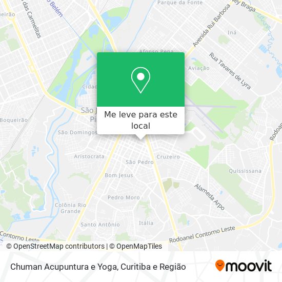 Chuman Acupuntura e Yoga mapa