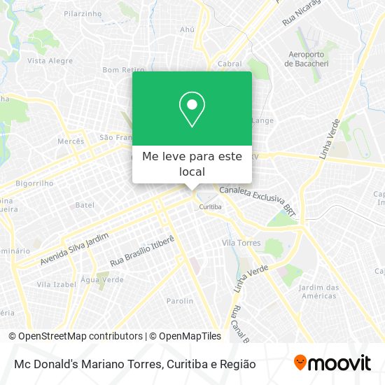 Mc Donald's Mariano Torres mapa
