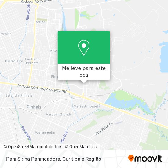 Pani Skina Panificadora mapa