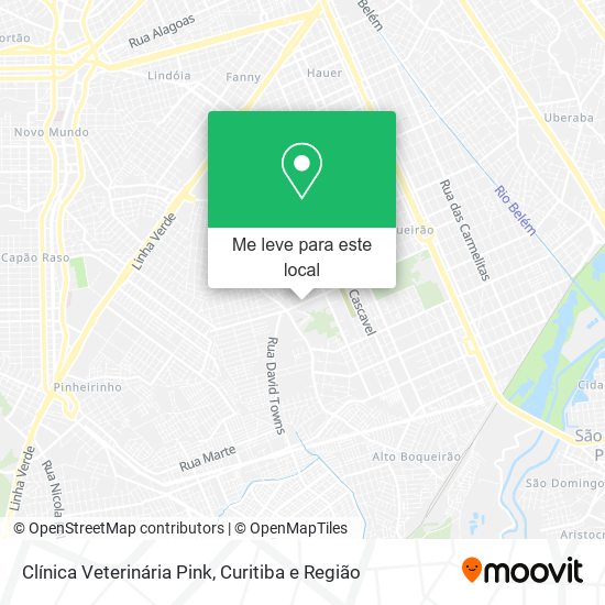 Clínica Veterinária Pink mapa