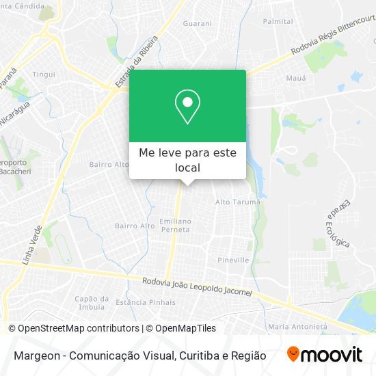 Margeon - Comunicação Visual mapa