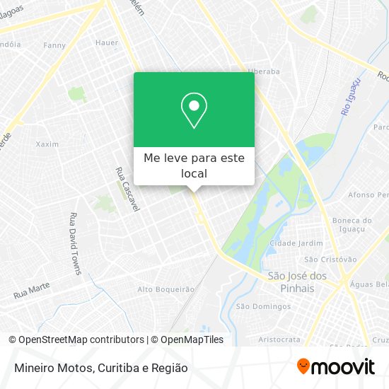 Mineiro Motos mapa