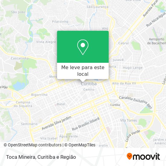 Toca Mineira mapa