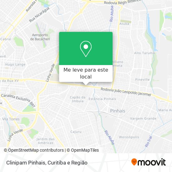 Clinipam Pinhais mapa