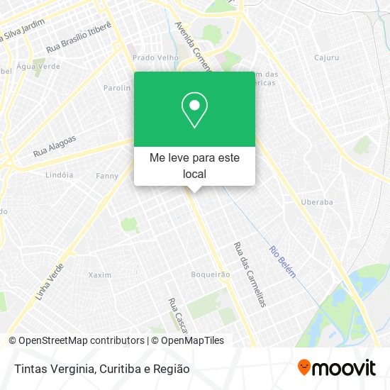 Tintas Verginia mapa