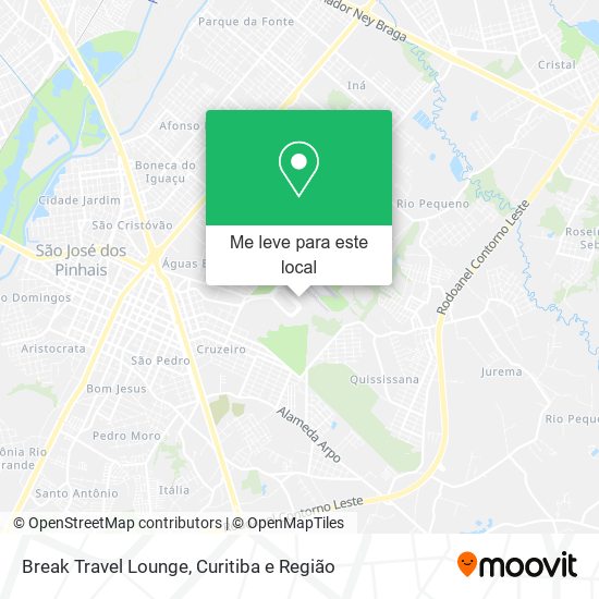 Break Travel Lounge mapa