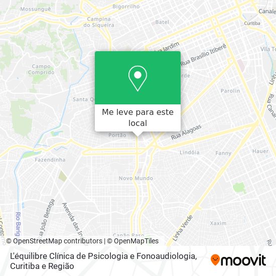 L'équilibre Clínica de Psicologia e Fonoaudiologia mapa