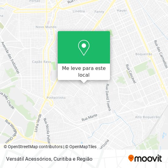 Versátil Acessórios mapa