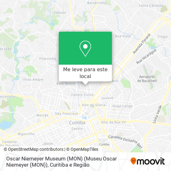 Oscar Niemeyer Museum (MON) (Museu Oscar Niemeyer (MON)) mapa