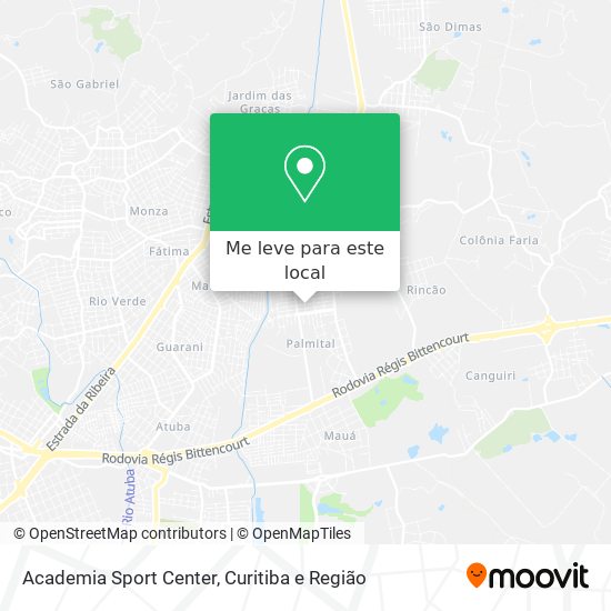Academia Sport Center mapa