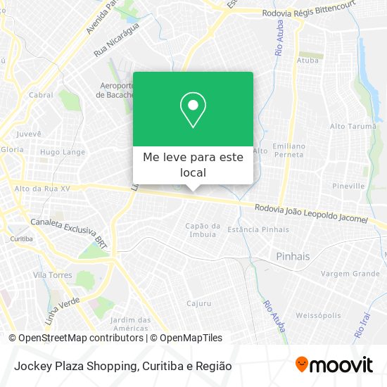 Jockey Plaza Shopping mapa