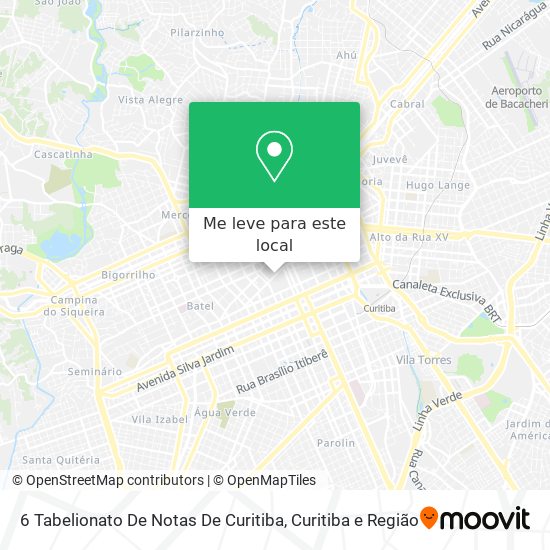 6 Tabelionato De Notas De Curitiba mapa