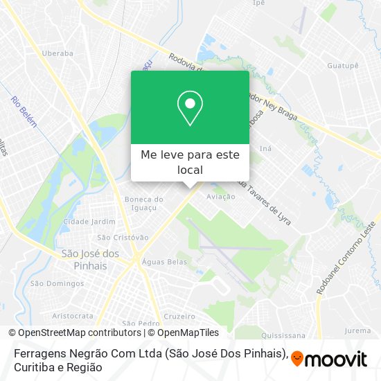 Ferragens Negrão Com Ltda (São José Dos Pinhais) mapa