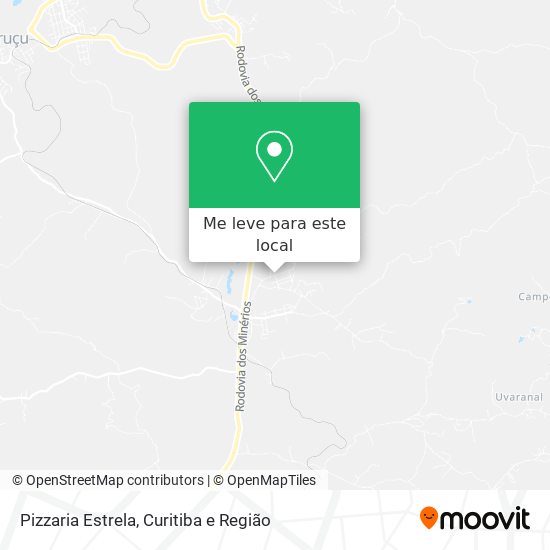 Pizzaria Estrela mapa