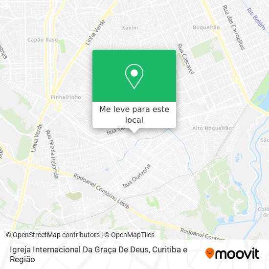 Igreja Internacional Da Graça De Deus mapa