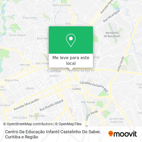 Centro De Educação Infantil Castelinho Do Saber mapa