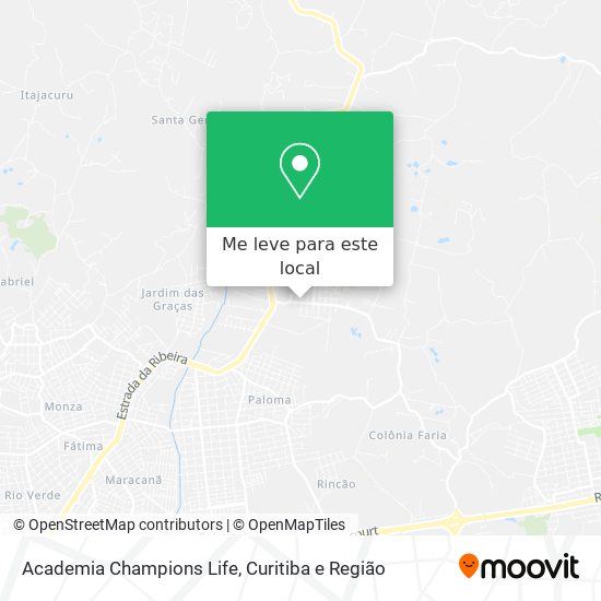 Academia Champions Life mapa