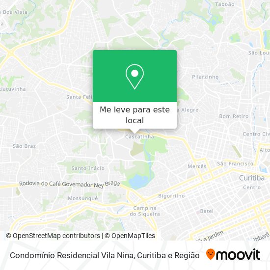 Condomínio Residencial Vila Nina mapa