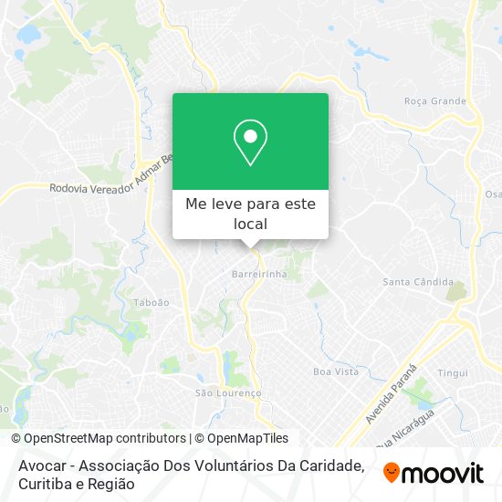 Avocar - Associação Dos Voluntários Da Caridade mapa