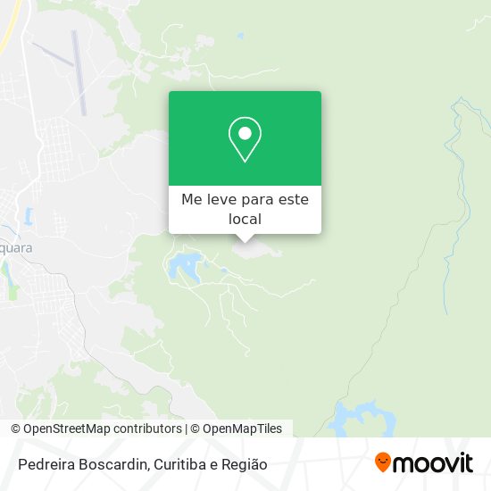 Pedreira Boscardin mapa