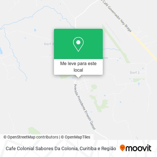 Cafe Colonial Sabores Da Colonia mapa