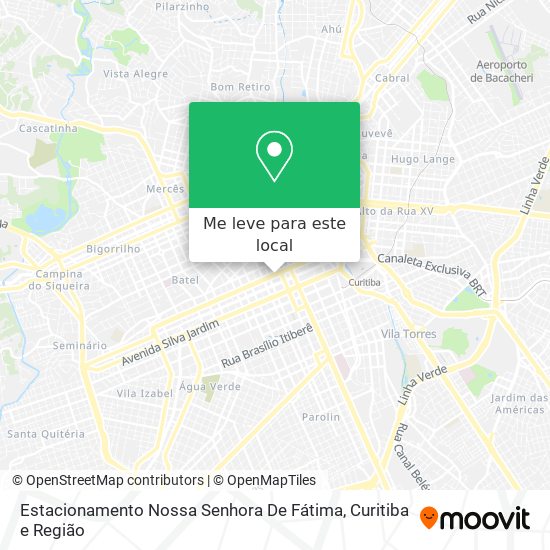 Estacionamento Nossa Senhora De Fátima mapa