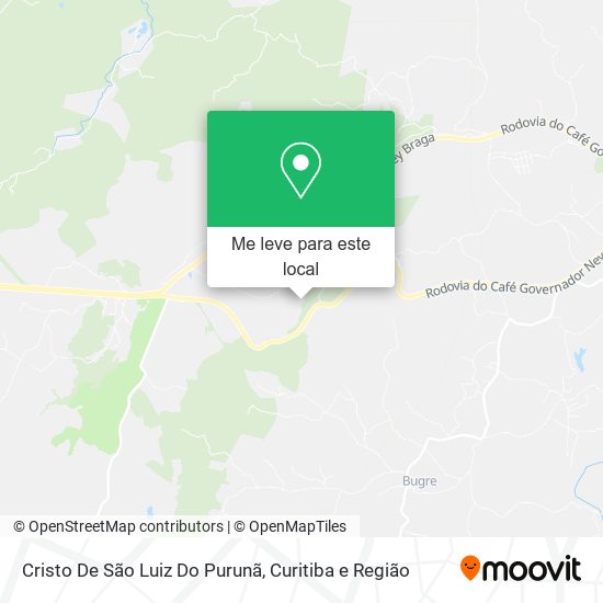 Cristo De São Luiz Do Purunã mapa