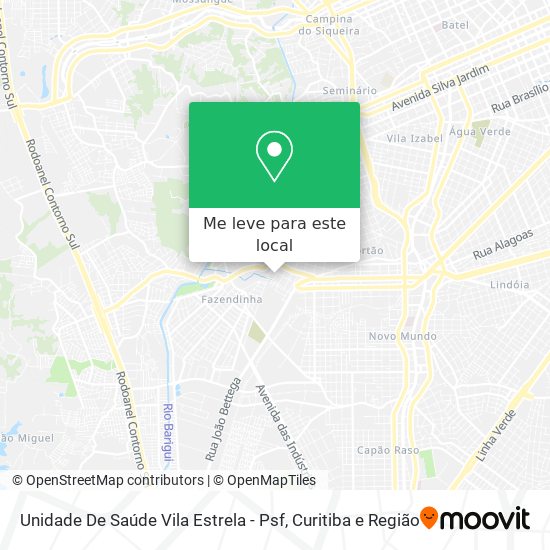 Unidade De Saúde Vila Estrela - Psf mapa