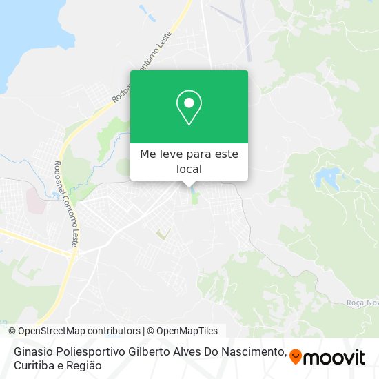 Ginasio Poliesportivo Gilberto Alves Do Nascimento mapa