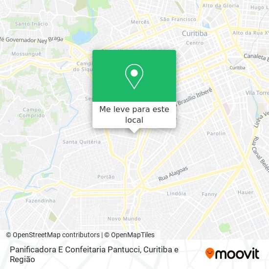 Panificadora E Confeitaria Pantucci mapa