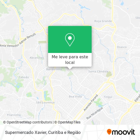 Supermercado Xavier mapa