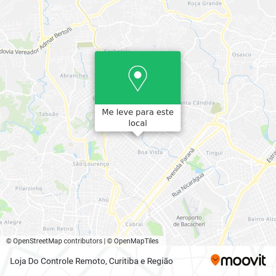 Loja Do Controle Remoto mapa