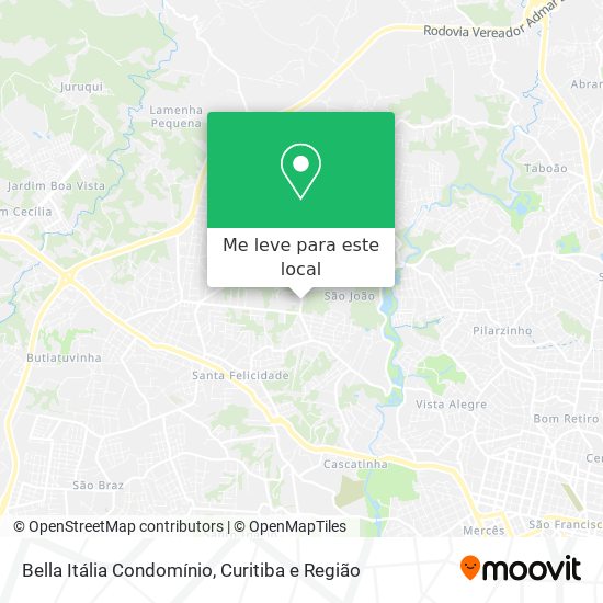 Bella Itália Condomínio mapa