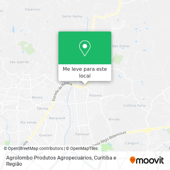 Agrolombo Produtos Agropecuários mapa