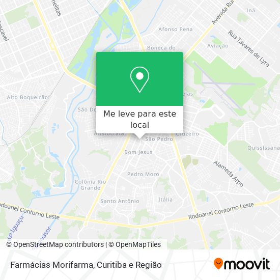 Farmácias Morifarma mapa