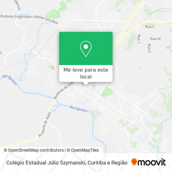 Colégio Estadual Júlio Szymanski mapa