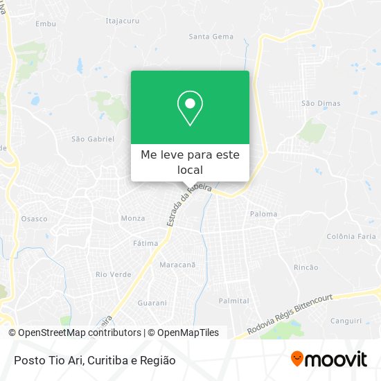 Posto Tio Ari mapa