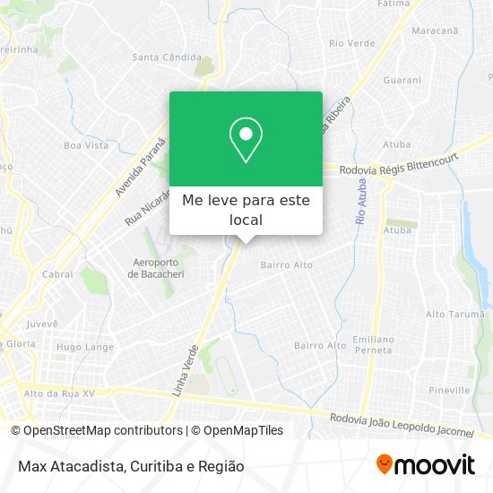 Max Atacadista mapa