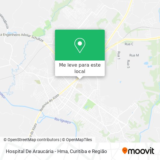 Hospital De Araucária - Hma mapa