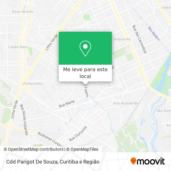 Cdd Parigot De Souza mapa