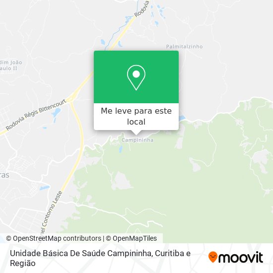 Unidade Básica De Saúde Campininha mapa