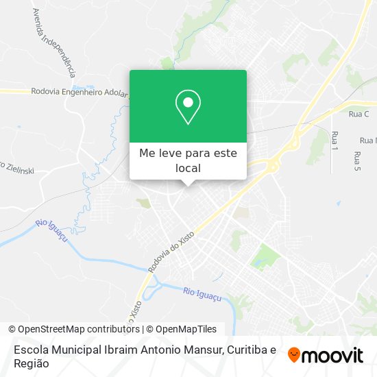 Escola Municipal Ibraim Antonio Mansur mapa