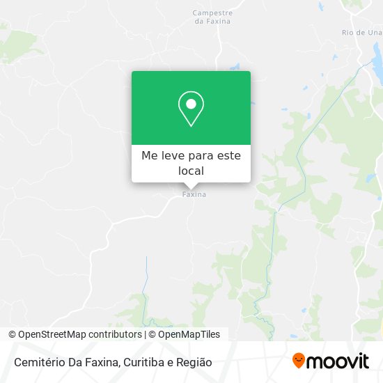 Cemitério Da Faxina mapa